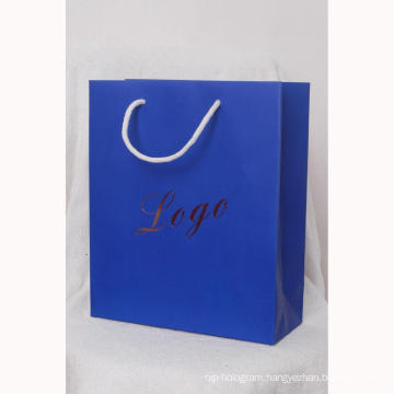 Luxury Paper Shopping Gift Bag with Rope Handle